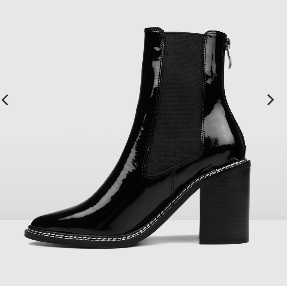 Jo Mercer Luxe High Ankle Boots - Size 38 - Picture 3 of 9